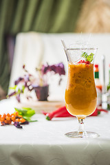 Image showing Sea buckthorn smoothie