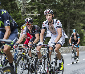 Image showing Jens Voigt on Col du Tourmalet - Tour de France 2014