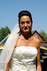 Image showing Bride in white dress