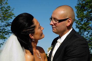 Image showing Wedding couple