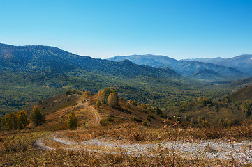 Image showing Road at the mountains