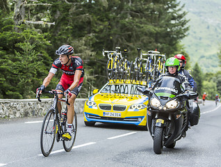 Image showing Marcus Burghardt on Col du Tourmalet - Tour de France 2014