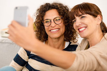 Image showing Best friends making a selfie