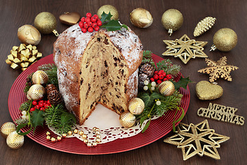 Image showing Chocolate Panettone Christmas Cake