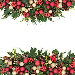 Image showing Christmas Background Border