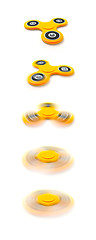 Image showing a fidget spinner in motion