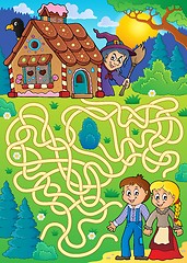 Image showing Maze 30 with Hansel and Gretel theme