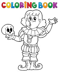 Image showing Coloring book actor theme 1