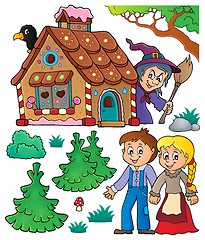 Image showing Hansel and Gretel theme set 1