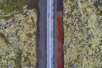 Image showing Road through the lava