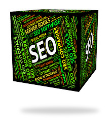 Image showing Seo Word Indicates Optimize Words And Web