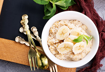 Image showing oat porridge