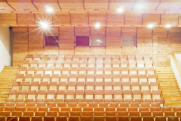 Image showing Gold theater Seats