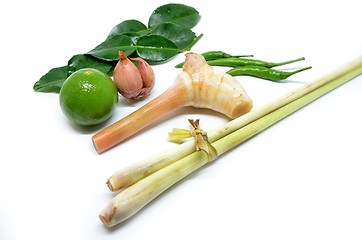 Image showing Thai Tom Yam soup herbs