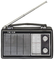 Image showing Old Portable Radio Cutout