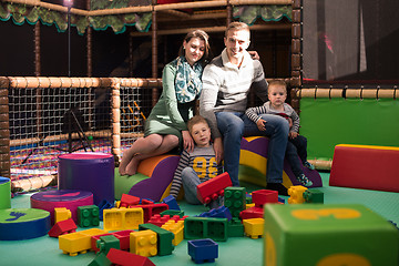 Image showing parents having fun with kids