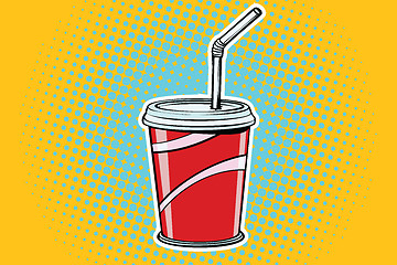 Image showing paper Cup fast food beverage