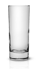 Image showing Empty tall narrow glass