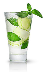 Image showing Mojitos in sweaty glass