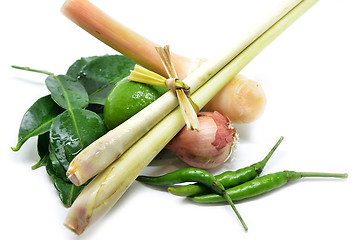 Image showing Thai Tom Yam soup herbs 