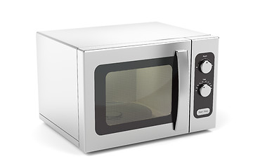 Image showing Silver microwave oven