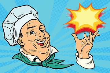 Image showing chef holding hand gesture