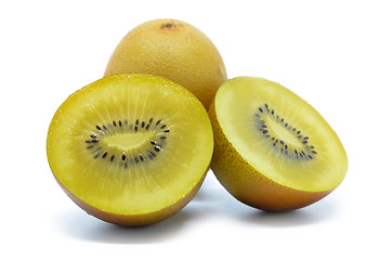 Image showing Yellow gold kiwi fruit