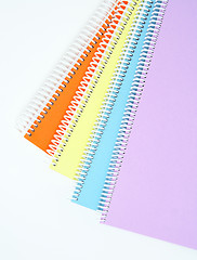 Image showing Colorful textbooks