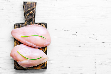 Image showing raw chicken fillets