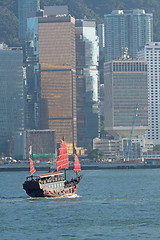 Image showing Chinese sailing ship