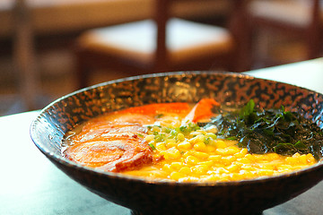 Image showing noodle in japanese style on table