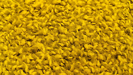 Image showing Bright yellow carpet texture