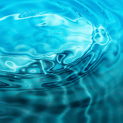 Image showing Blue liquid background