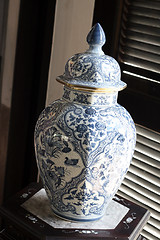 Image showing Asian vase