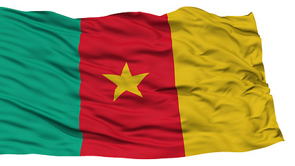 Image showing Isolated Cameroon Flag