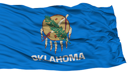Image showing Isolated Oklahoma Flag, USA state