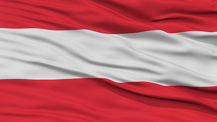 Image showing Closeup Austria Flag