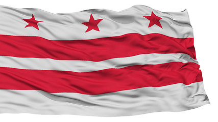 Image showing Isolated Washington DC City Flag, United States of America