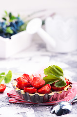 Image showing strawberry cake