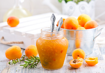 Image showing apricot jam