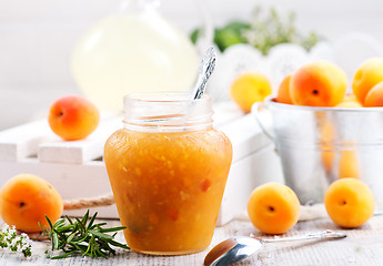 Image showing apricot jam