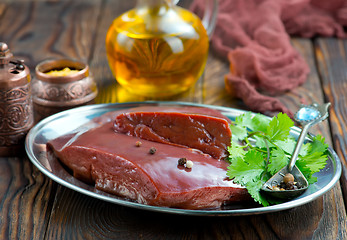 Image showing raw liver