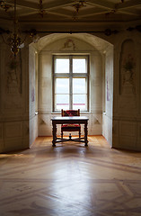 Image showing GRESSONEY, ITALY - January 6th: Interior of Castle Savoia
