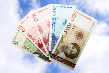 Image showing Norwegian notes