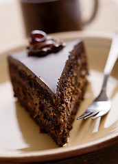 Image showing chocolate cake