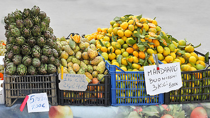 Image showing Street Market Stall