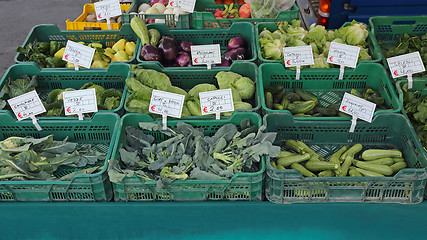 Image showing Green Vegetables