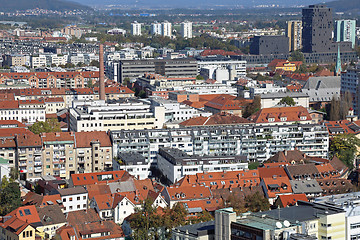 Image showing Aerial Ljubljana