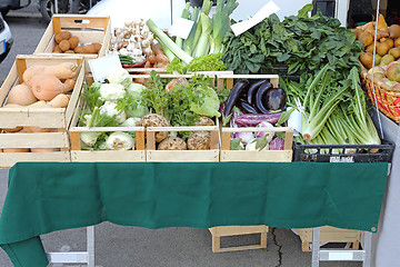 Image showing Organic Vegetables