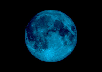 Image showing Blue moon